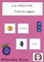 anteprima - Giochi - "La frutta"-gioco del memory - Pagina di copertina