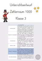 Vorschau - Stundenentwürfe - schriftlicher Unterrichtsentwurf Mathematik ZR 1000 - Deckblatt