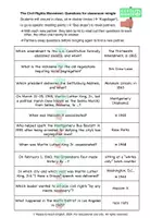 Vorschau - Test - The US Civil Rights Movement: Speaking activities, Englisch Oberstufe - Seite 1
