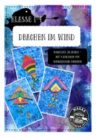Vorschau - Mal- und Bastelvorlagen - Drachen im Wind - Kunst für die Klassen 1-4 - Seite 1