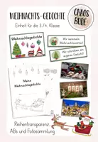 Vorschau - Unterrichtsreihen - Weihnachtsgedichte - Einheit für die 3. und 4. Klasse - Deckblatt