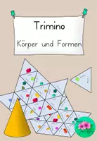 Vorschau - Spiele - Trimino Körper und Formen - Deckblatt