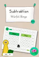 Vorschau - Spiele - Bingo Subtraktion - ZR 1000 - HZE-ZE - Deckblatt