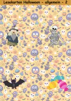 Vorschau - Arbeitsblätter - Lesekarten/Bildkarten Halloween mittelschwer - DaZ/DaF, Deutsch (Grundschule) - Seite 2