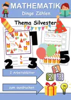Vorschau - Arbeitsblätter - Silvester Zählen/Mathematik - Klasse 1 und 2 - Deckblatt