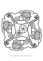Vorschau - Mal- und Bastelvorlagen - Ausmalbilder Mandalas Weihnachten Advent - Seite 2