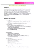 Vorschau - Test - Klassendiktat zum Thema Mobbing - Deckblatt