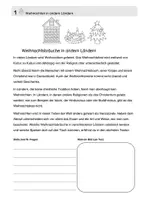 Vorschau - Arbeitsblätter - Weihnachten in anderen Ländern. Texte knacken mit Lesestrategien - Seite 2