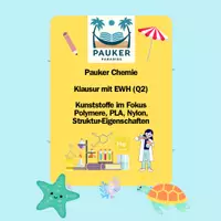 Vorschau - Prüfungsvorbereitung - Pauker Chemie - Klausur Q2 mit EWH - Kunststoffe im Fokus - Deckblatt