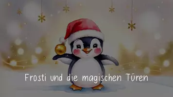 Vorschau - Präsentationen/Tafelbilder - Frosti, der Pinguin und die magischen Türen - Adventskalender basteln - Seite 1
