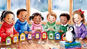 Vorschau - Präsentationen/Tafelbilder - Frosti, der Pinguin und die magischen Türen - Adventskalender basteln - Seite 2