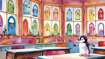 Vorschau - Präsentationen/Tafelbilder - Frosti, der Pinguin und die magischen Türen - Adventskalender basteln - Seite 3