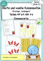 Vorschau - Stationenlernen - Materialpaket - Strategie "Verlängern" - Auslautverhärtung – Pommeswörter - Seite 1