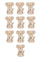 Vorschau - Stationenlernen - Bring den Hund ins Körbchen Multiplikation Einmaleins Mathe Schulhund - Seite 2
