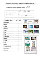 Vorschau - Unterrichtsreihen - Französisch : Materialpaket: Ta ville/ton quartier (Übungen, Dialoge, Bildkarten) - Seite 1