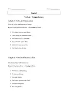 Vorschau - Arbeitsblätter - Deutsch - Arbeitsmaterial - Willkommensklasse - Grammatik - Zeitformen der Verben - Seite 1