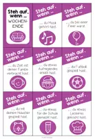 Vorschau - Spiele - Wochenende Spiel – Wochenende, Bewegungsspiel, Vollbewegungsspiele, Aktivierung, Austausch, Reflexion | Spiel, Aufgabenkarten, „Steh auf, wenn …“ 1., 2., 3., 4., 5., 6., 7., 8. Klasse, Grundschule, Sekundarstufe - Seite 2