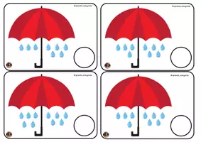 Vista previa - Hojas de trabajo - Matemáticas: Contamos gotas de lluvia - página 3
