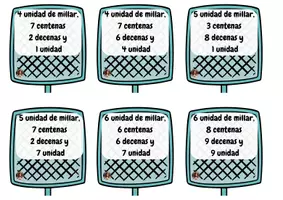 Vista previa - Hojas de trabajo - Matemática: descomposición numérica - página 2
