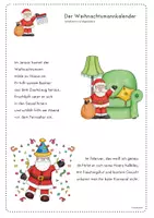 Vorschau - Arbeitsblätter - Der Weihnachtsmannkalender - Gedicht (auch interaktiv) - Seite 3