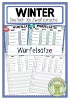 Vorschau - Arbeitsblätter - WINTER Würfelsätze - Deckblatt