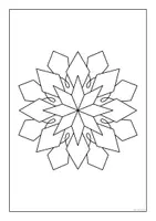 Vorschau - Mal- und Bastelvorlagen - Schneeflocken Fensterbilder❄️🎨 - Weihnachtliche Fensterbilder Bastelvorlage - Seite 3