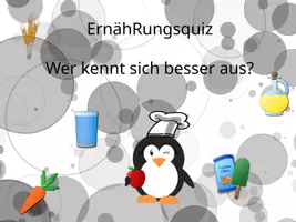 Vorschau - Spiele - Ernährungsquiz - Ernährung und Soziales 7. Klasse - Seite 1