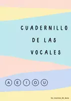 Vista previa - Unidades / Secuencias / Situaciones de Aprendizaje - CUADERNO PARA TRABAJAR LAS VOCALES - página 1