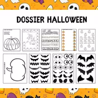 Vista previa - Manualidades / Dibujos para colorear - DOSIER HALLOWEEN - Portada