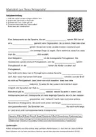 Vorschau - Arbeitsblätter - Arbeitsblätter zum Thema "Amtssprache" (Lückentext, Hörverstehen) + Lösung & MP3 - Deckblatt