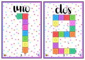 Vista previa - Juegos / Gamificación - POLICUBOS números y abecedario - página 2