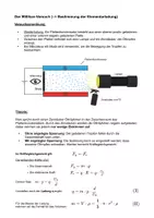 Vorschau - Arbeitsblätter - Der Millikan-Versuch (Physik Sek. II) - Deckblatt