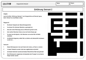Vorschau - Unterrichtsreihen - Komplette Einheit Steinzeit: Epoche, Ursprung der Menschheit, Eiszeit, Tierwelt - Seite 3