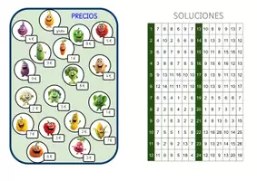 Vista previa - Juegos / Gamificación - De compras en el huerto - Portada