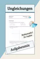 Vorschau - Arbeitsblätter - Ungleichungen - Deckblatt
