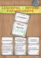 Vorschau - Spiele - Lesespiel - Mitose Fachbegriffe - Deckblatt