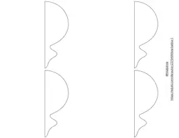 Vista previa - Manualidades / Dibujos para colorear - Adorno navideño 3D /Tradicional - Con Tutorial interactivo. - página 1