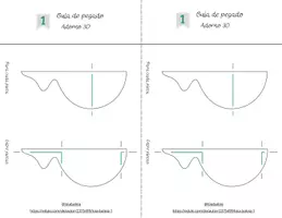 Vista previa - Manualidades / Dibujos para colorear - Adorno navideño 3D /Tradicional - Con Tutorial interactivo. - página 3