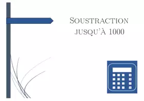 Aperçu - Feuilles d'exercices - Soustraction jusqu'à 1000 | mathématiques | 26 colonnes - Page 1