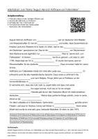 Vorschau - Arbeitsblätter - Lernposter + Arbeitsblätter zum Thema "August Heinrich Hoffmann von Fallersleben" + Lösung & MP3 + Mindmap + Infografik - Seite 1
