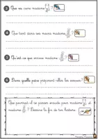 Aperçu - Préparation de séquence / Séquence complète - Stratégie d'écriture répondre en formulant une phrase complète Marie Milo - Page 2