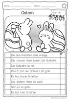 Vorschau - Arbeitsblätter - Hören – Lesen – Malen „Ostern“ für den Anybook Pro - Seite 1