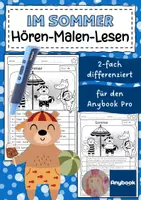 Vorschau - Arbeitsblätter - Hören – Lesen – Malen „Sommer“ für den Anybook Pro - Deckblatt