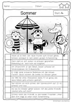 Vorschau - Arbeitsblätter - Hören – Lesen – Malen „Sommer“ für den Anybook Pro - Seite 2