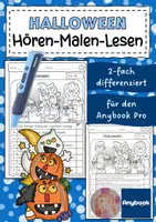 Vorschau - Arbeitsblätter - Hören – Lesen – Malen „Halloween“ für den Anybook Pro - Deckblatt