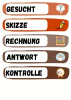 Vorschau - Präsentationen/Tafelbilder - Tafelmaterial: Sachaufgaben schrittweise lösen - Seite 2