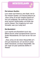 Vorschau - Text - Lesetext Neuseeland - Deckblatt