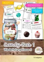 Vorschau - Arbeitsblätter - Candy Bar 1 - Aufgaben für Klassenstufe 5 - Deckblatt