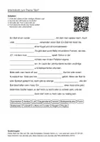 Vorschau - Arbeitsblätter - Arbeitsblätter zum Thema "Ball" + Lösung & MP3 + Infografik - Deckblatt