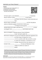 Vorschau - Arbeitsblätter - Arbeitsblätter zum Thema "Bananen" + Lösung & MP3 + Mindmap + Infografik - Deckblatt